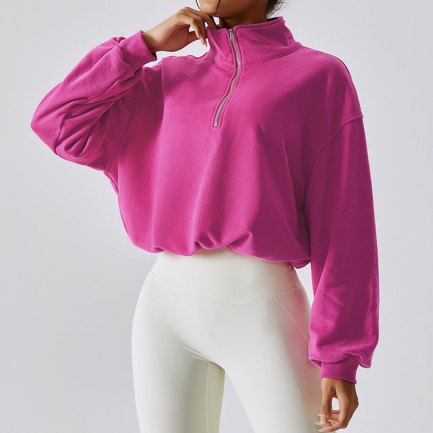 High Neck Fitness Sweatshirt