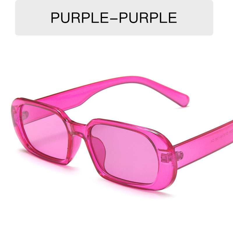 Retro Colorful Small Frame Sunglasses
