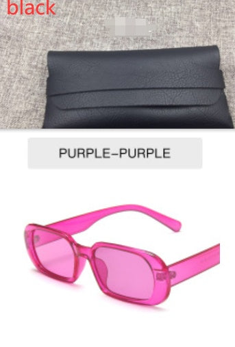 Retro Colorful Small Frame Sunglasses