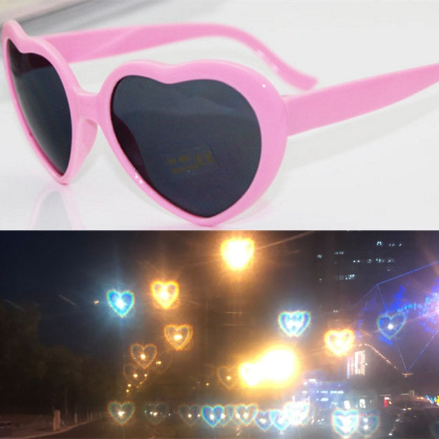 Love Heart Night Light Glasses