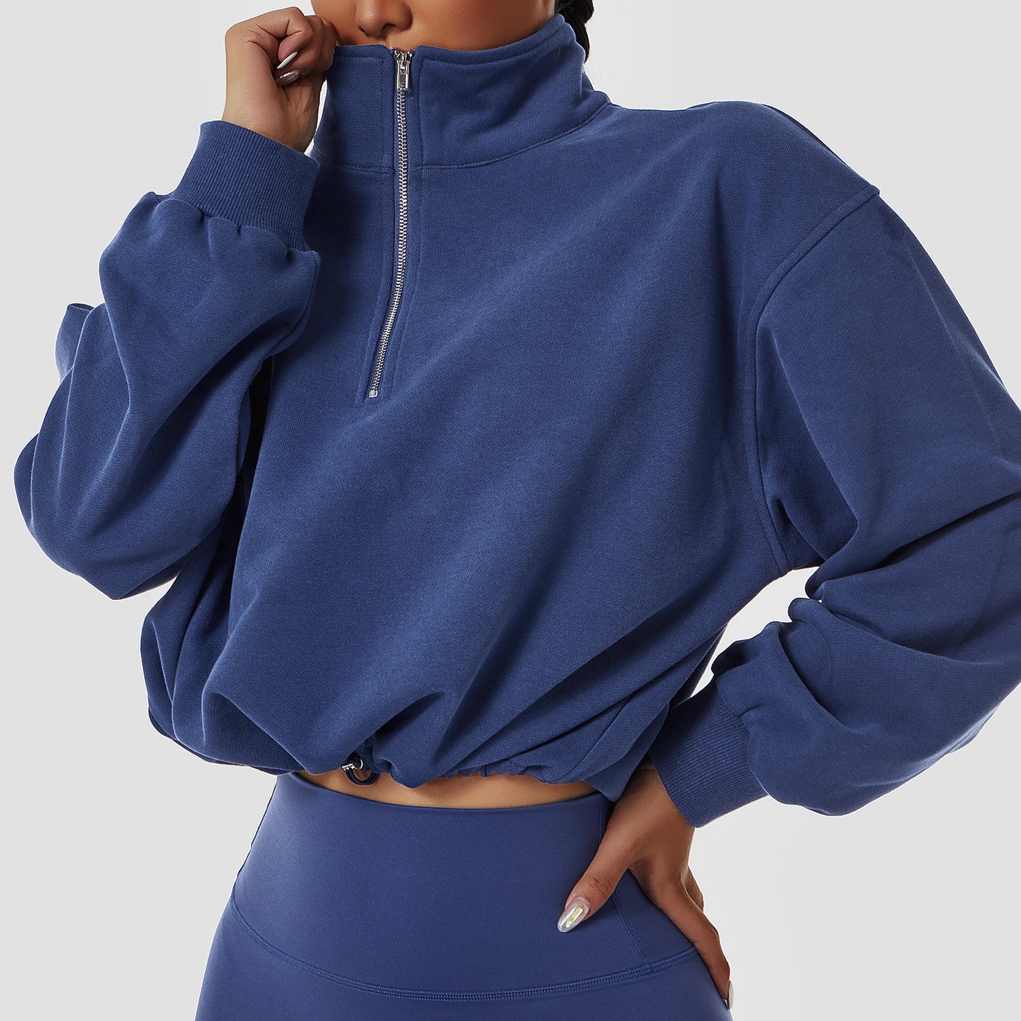 High Neck Fitness Sweatshirt