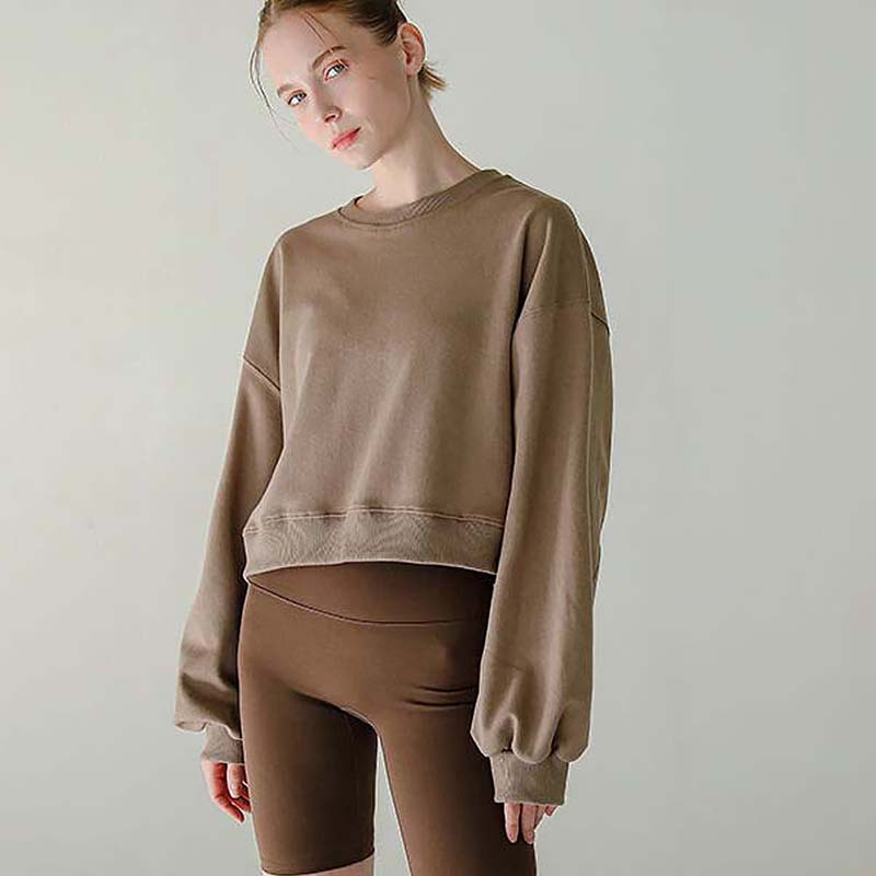 Women's Long Sleeve Round Neck Sweater