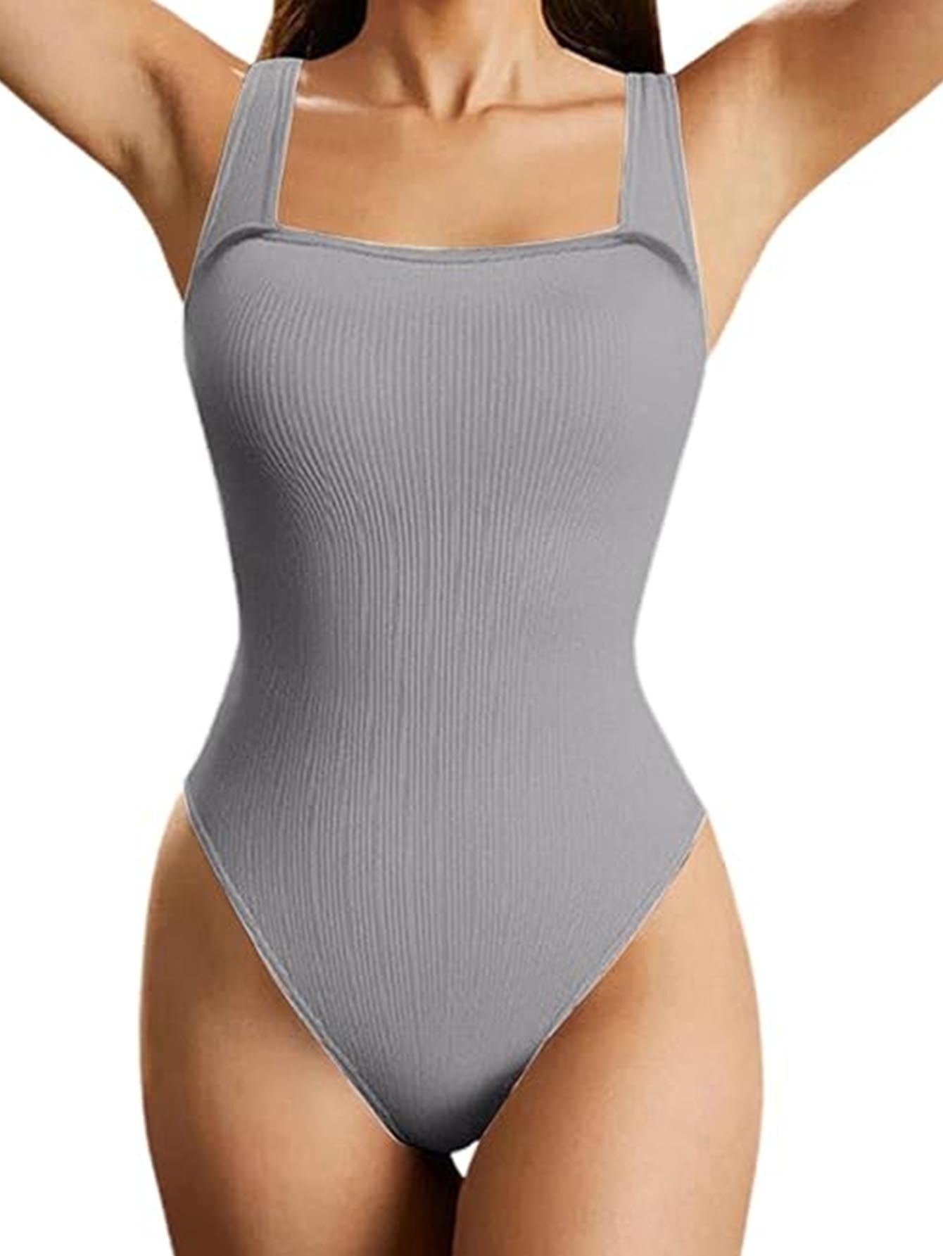 Women's Sleeveless Yoga Bodysuit - One-Piece Sportswear