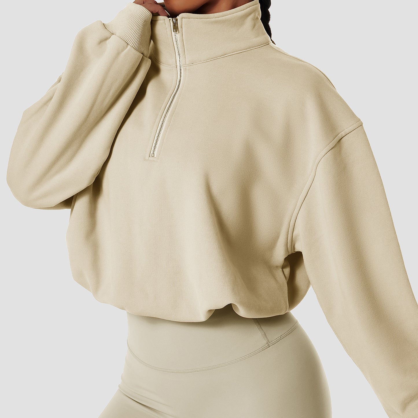 High Neck Fitness Sweatshirt