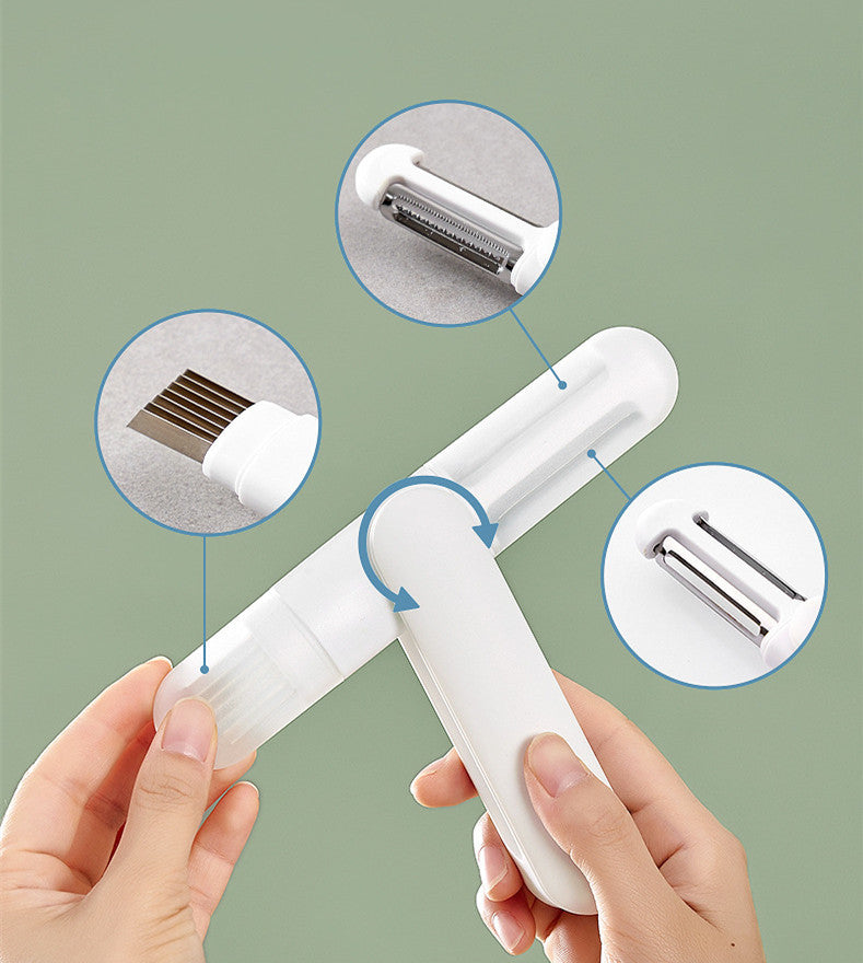 3-in-1 Rotary Paring Knife