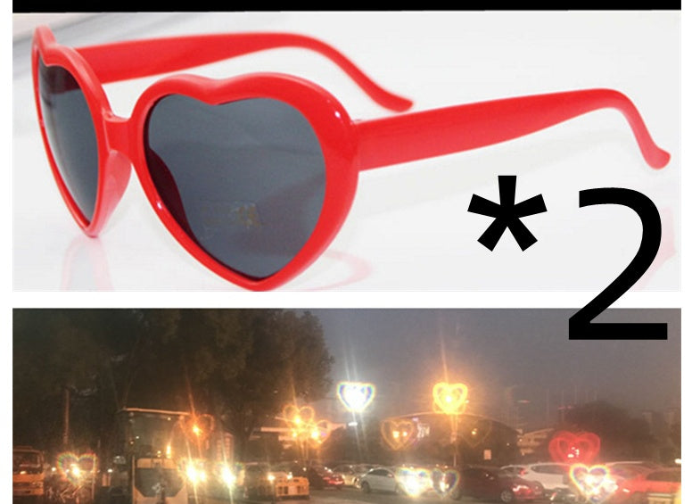 Love Heart Night Light Glasses