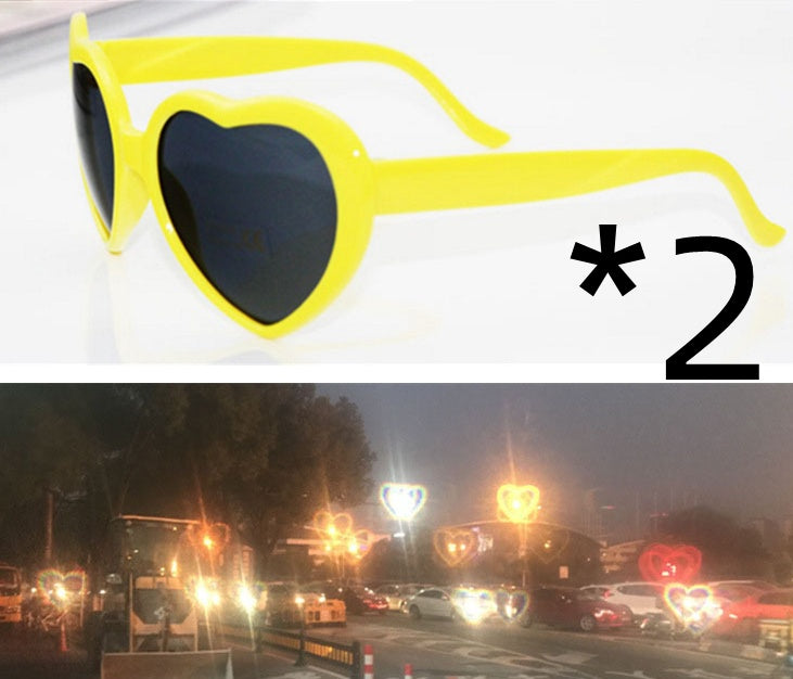 Love Heart Night Light Glasses