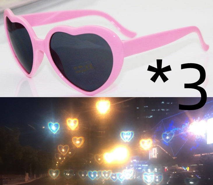 Love Heart Night Light Glasses