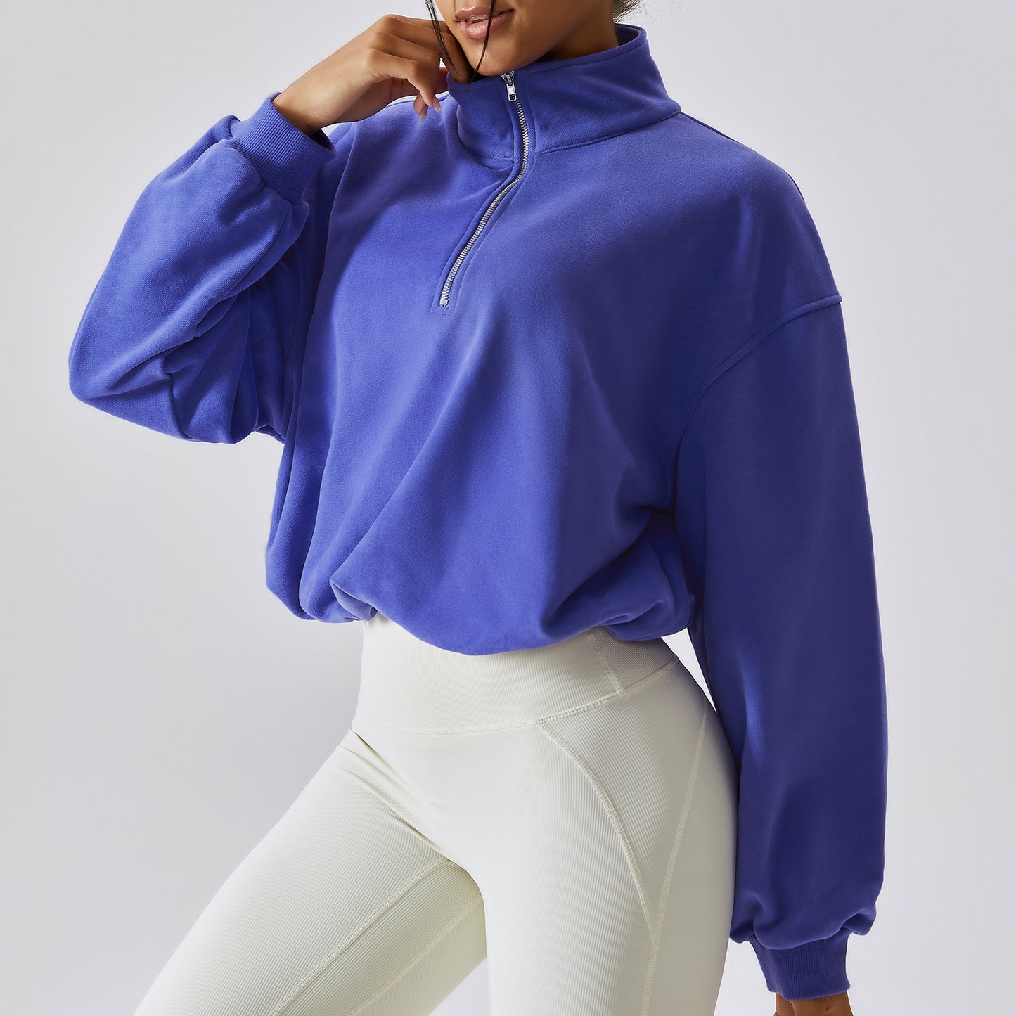 High Neck Fitness Sweatshirt