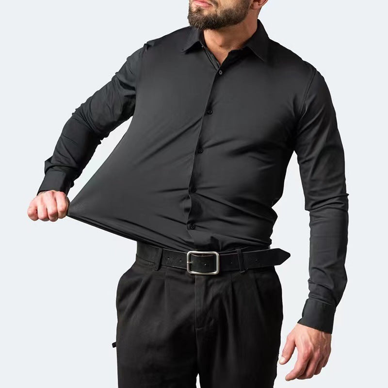 Elastic Non-Iron Men's Shirt