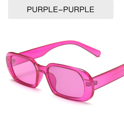 Retro Colorful Small Frame Sunglasses