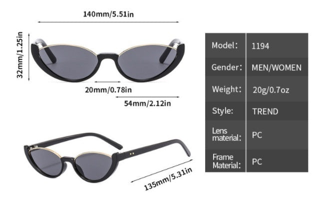 Women's European Cat Eye Sunglasses