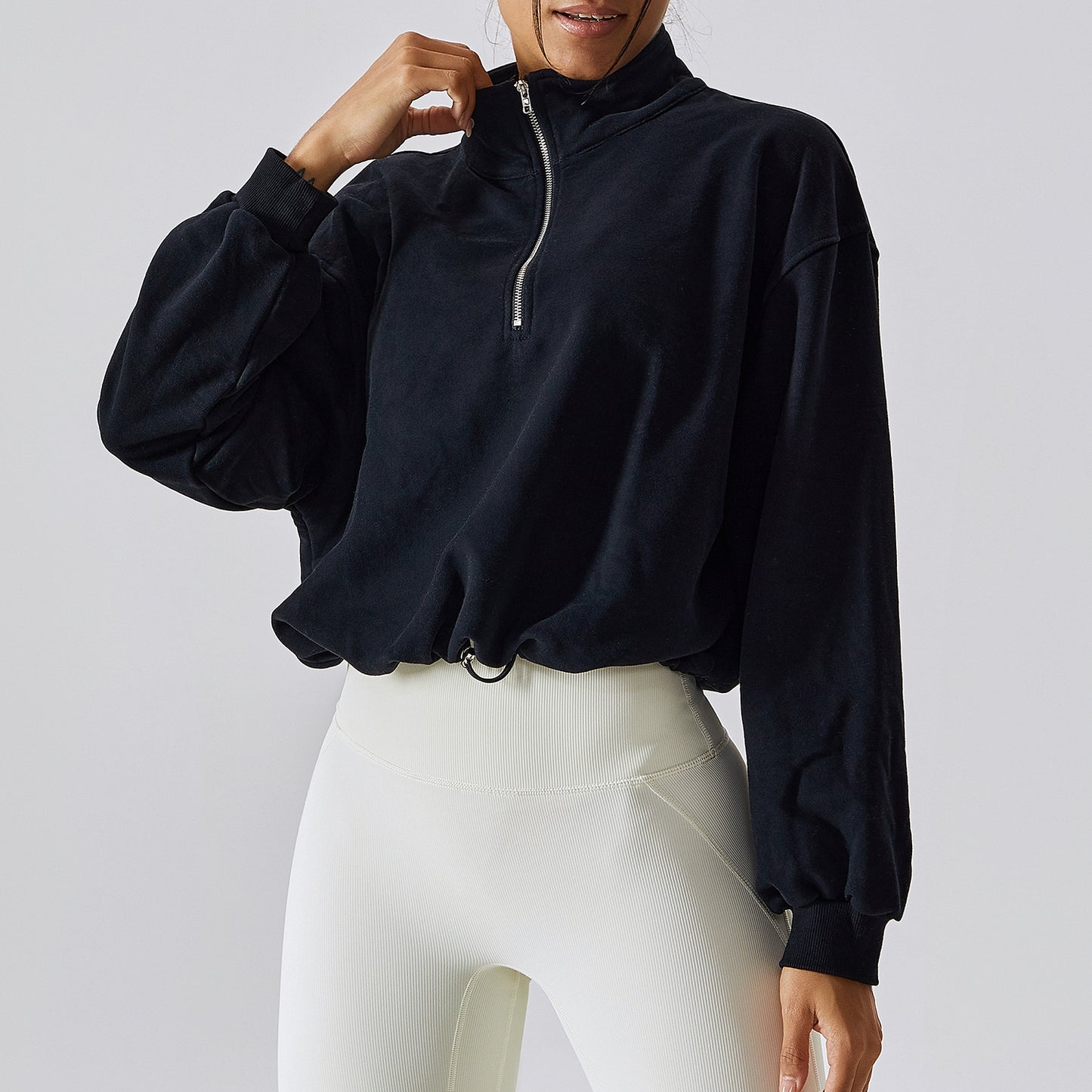 High Neck Fitness Sweatshirt
