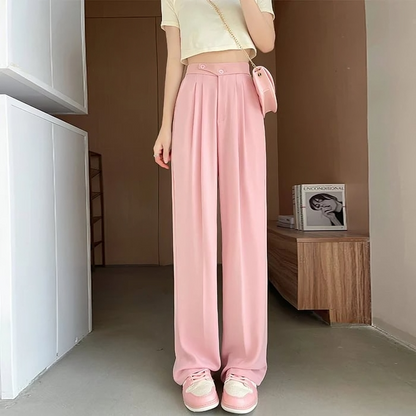 Woman's Casual Full-Length Loose Pants