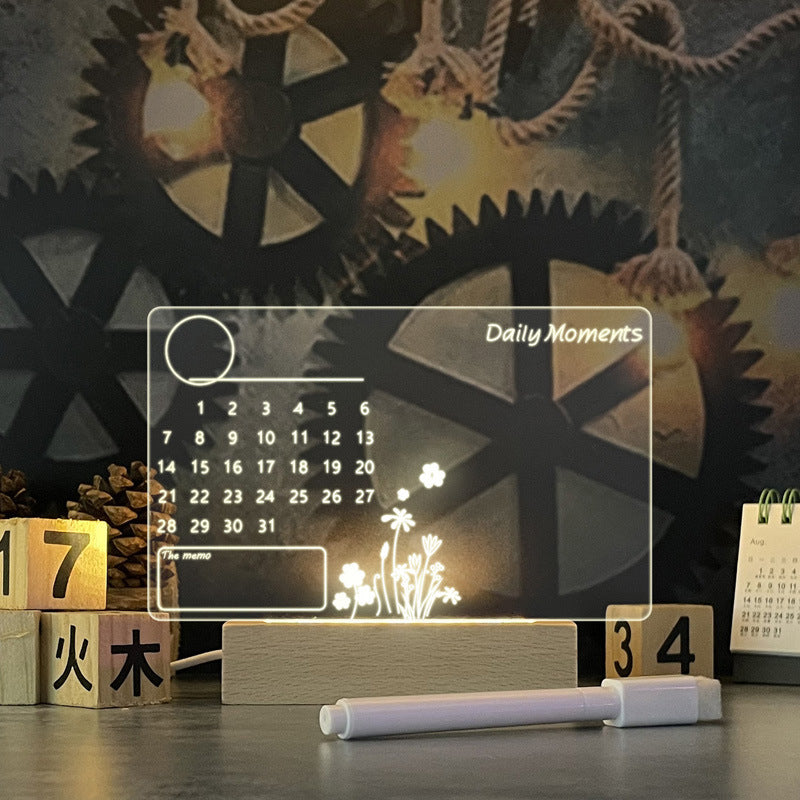 Creative LED Message Night Light