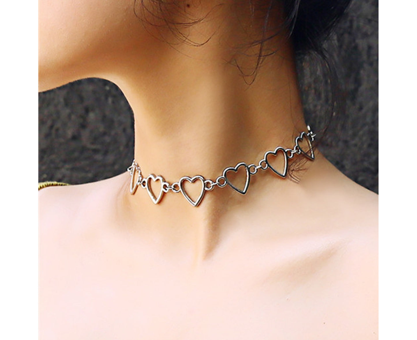 Hollow Choker Chain Necklace