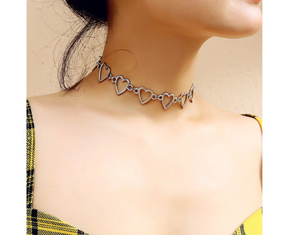 Hollow Choker Chain Necklace