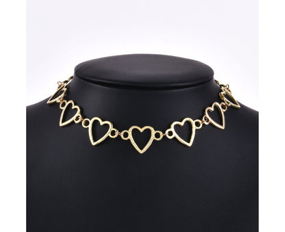 Hollow Choker Chain Necklace