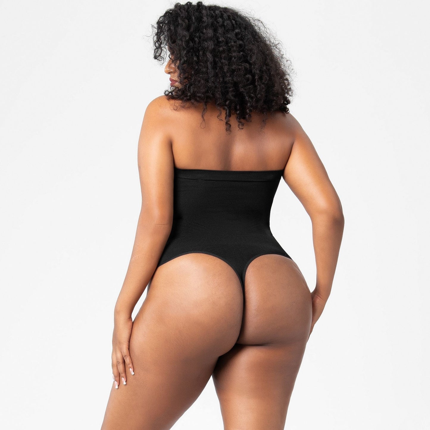 Seamless Body-Shaping Jumpsuit with Detachable Tank