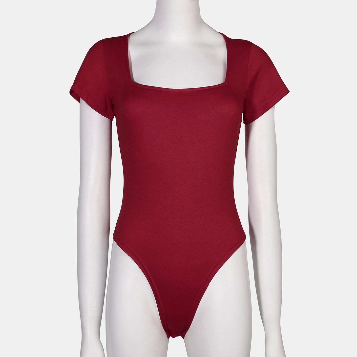 Women's Solid Color Short-sleeved T-shirt T-shaped Jumpsuit