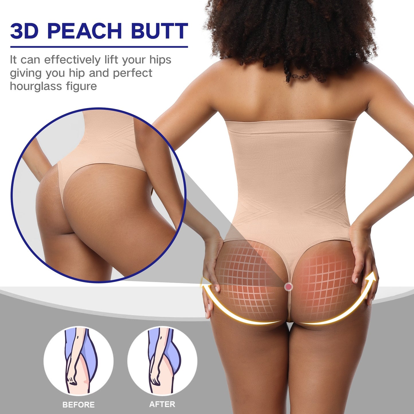 Seamless Body-Shaping Jumpsuit with Detachable Tank