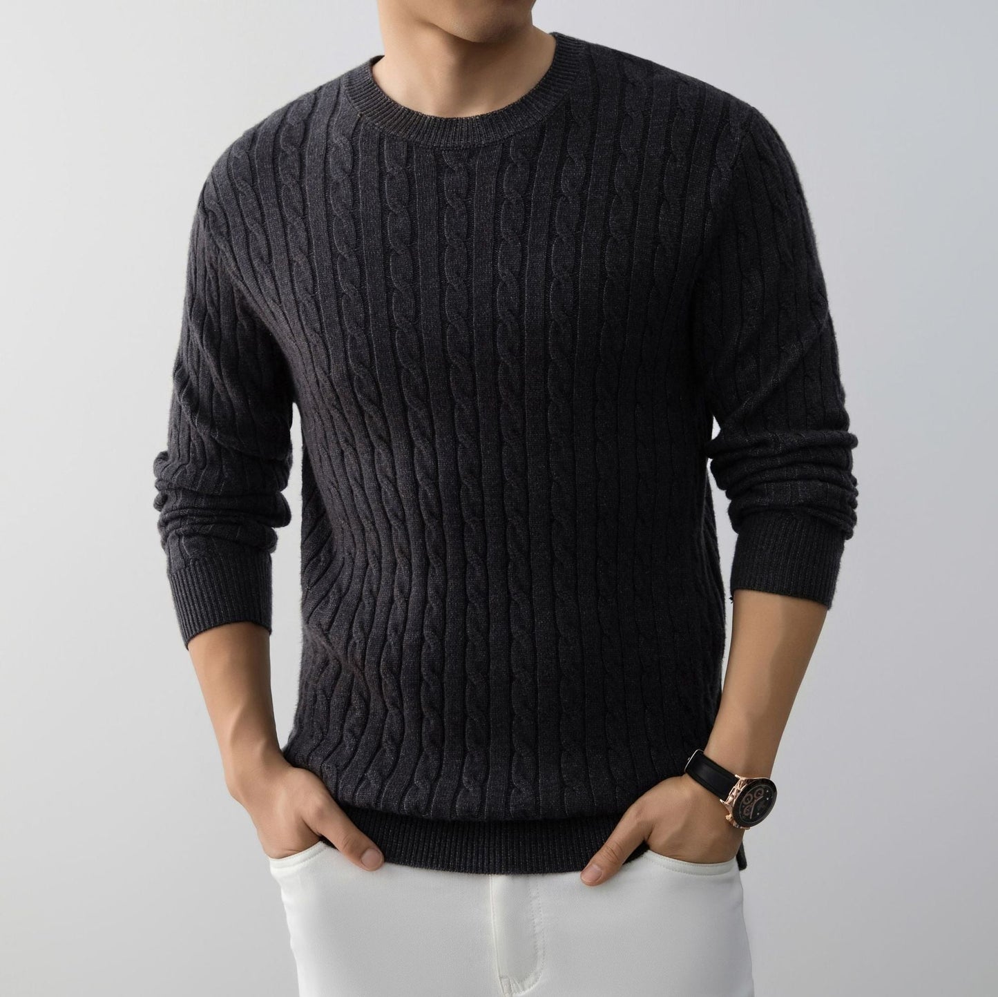 ST. MORITZ Cable Sweater