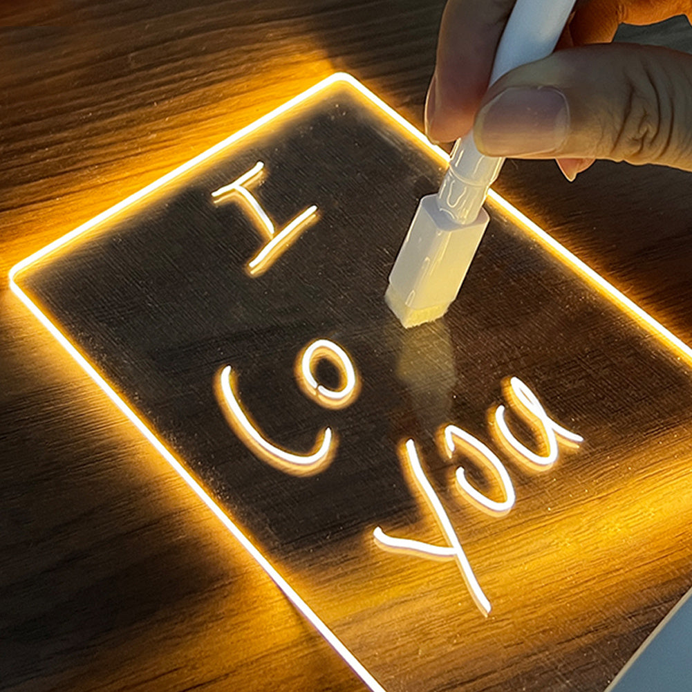Creative LED Message Night Light