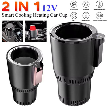 Dual Car Cup Cooler & Warmer – Ultimate Drink Control!