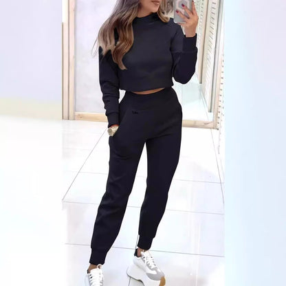 Women's Stand Collar Sports Set