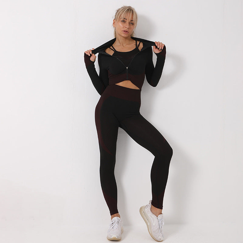 3PCS Seamless Yoga Set
