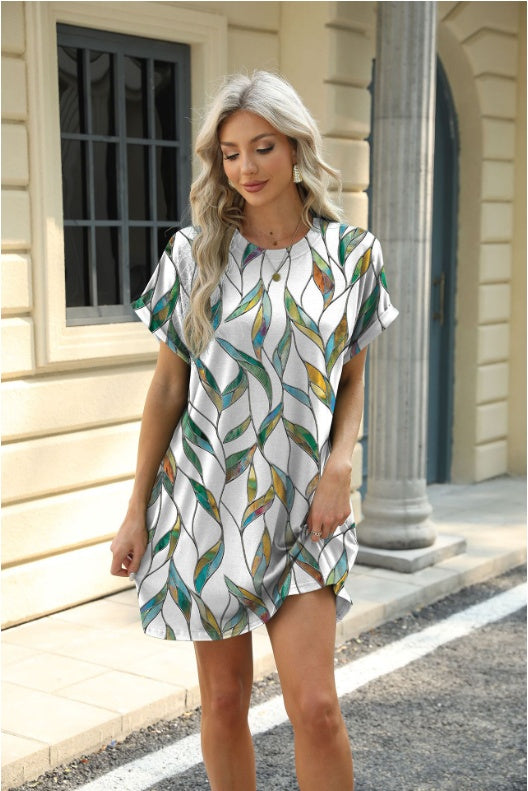 Short Sleeve Pocket Dress