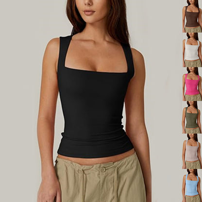 Women's Slim Square Neck Tank