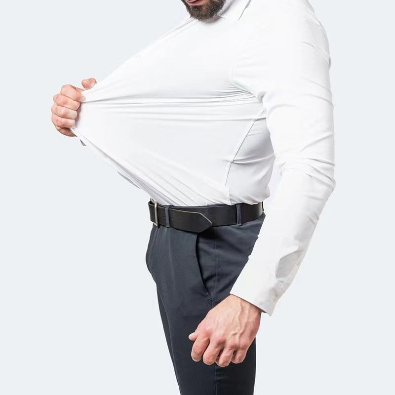 Elastic Non-Iron Men's Shirt