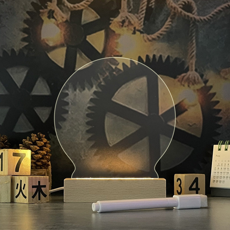 Creative LED Message Night Light