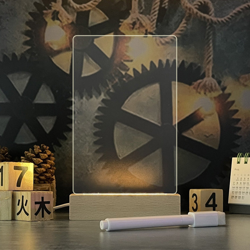 Creative LED Message Night Light