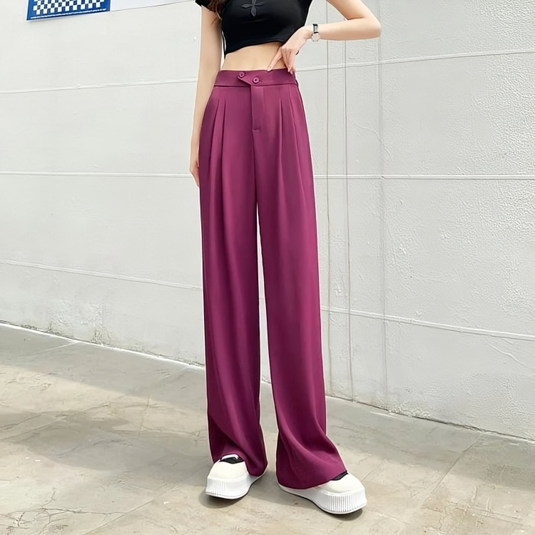 Woman's Casual Full-Length Loose Pants