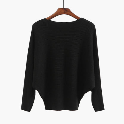 Cozy One-Shoulder Knit Sweater