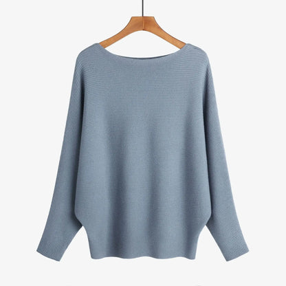 Cozy One-Shoulder Knit Sweater