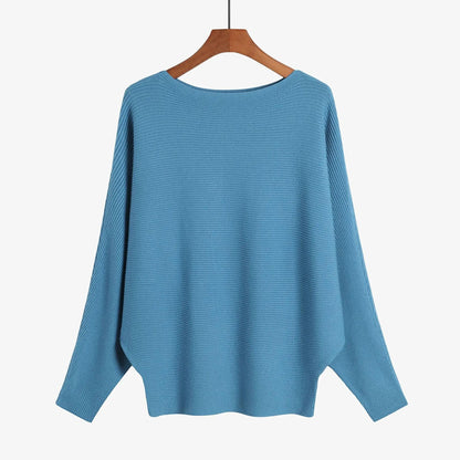 Cozy One-Shoulder Knit Sweater