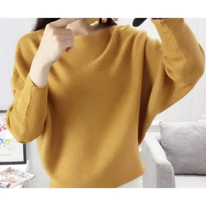 Cozy One-Shoulder Knit Sweater