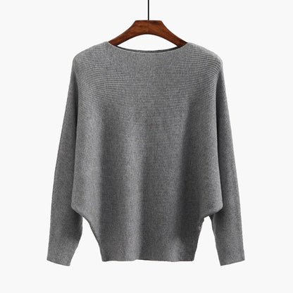 Cozy One-Shoulder Knit Sweater