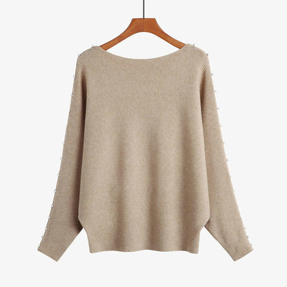 Cozy One-Shoulder Knit Sweater